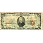 États-Unis d'Amérique, Virginie, Banque fédérale de réserve de Richmond, 20 dollars 1929, série E