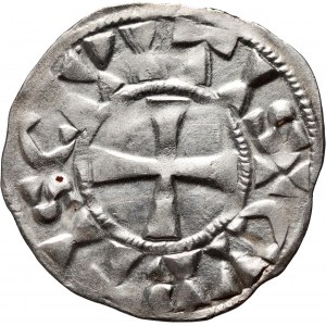France, Chartes, anonymous issues 10th-11th century, Denar