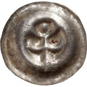 Východní Pomořansko, Svatopluk II. Veliký 1217-1266, brakteát, lilie na přídi, Gdaňsk