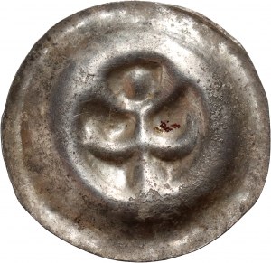 Pomerania orientale, Swietopełk II il Grande 1217-1266, brakteat, giglio di prua, Danzica