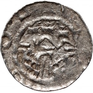 Ladislaus I Herman, 1081-1102, denarius, Cracow