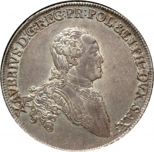 Xavier (ako správca), thaler 1767 EDC, Drážďany