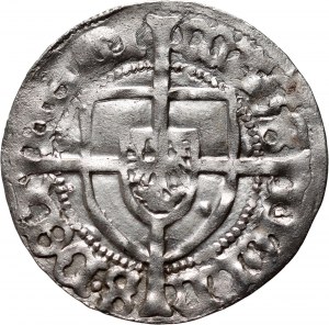 Ordre Teutonique, Jan von Tiefen 1489-1497, penny, Königsberg
