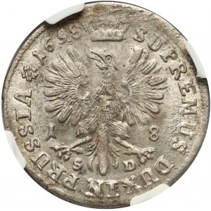 Nemecko, Brandenbursko-Prusko, Fridrich III, ort 1698 SD, Königsberg