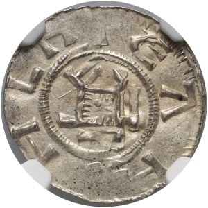 Niemcy, Saksonia, Otto III 983-1002, denar