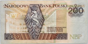 III RP, 200 złotych 25.03.1994, bardzo rzadka seria DA