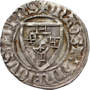Deutscher Orden, Heinrich I. von Plauen 1410-1414, Zepter, mit dem Buchstaben D über dem Schild, Gdańsk