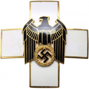 Germany, Third Reich, Badge of Merit to German Care, 2nd Class (Ehrenzeihen fur deütsche Volkspflege 2. Stufe)