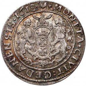 Sigismond III Vasa, ort 1618, Gdańsk