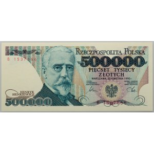 III RP, 500000 zloty 20.04.1990, series B