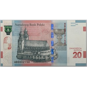 III RP, 20 złotych 2015, 1050. Rocznica Chrztu Polski, seria AB