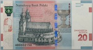 III RP, 20 zloty 2015, 1050° Anniversario del Battesimo della Polonia, serie AB
