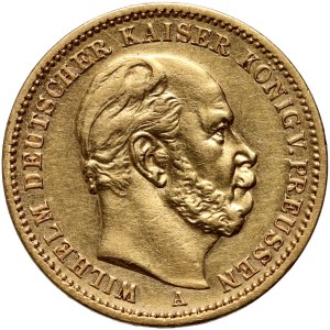 Allemagne, Prusse, Guillaume Ier, 20 marques 1871 A, Berlin