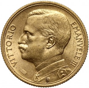 Italie, Victor Emmanuel III, 20 lires 1912 R, Rome