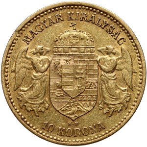 Ungarn, Franz Joseph I., 10 Kronen 1896 KB, Kremnica