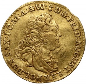 August III, dukát 1755 FWôF, Drážďany