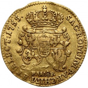 August III, ducat 1755 FWôF, Dresden