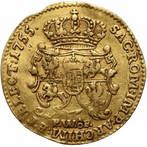August III, dukat 1755 FWôF, Drezno