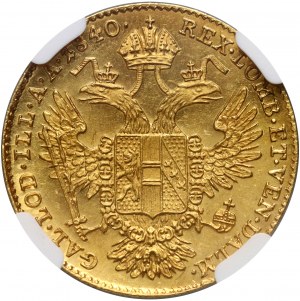 Austria, Ferdinando I, ducato 1840 A, Vienna