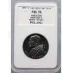République populaire de Pologne, 1000 zloty 1982, Pape Jean-Paul II, nickel