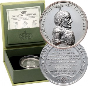 III RP, Treasures of Stanislaw August, 50 zloty 2013, Wladyslaw Lokietek