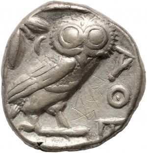 Grecja, Attyka, 454-404 p.n.e., tetradrachma, Ateny