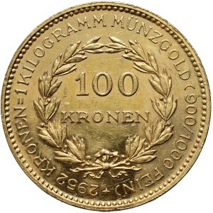 Rakúsko, republika, 100 korún 1924, Viedeň