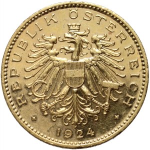 Rakúsko, republika, 100 korún 1924, Viedeň