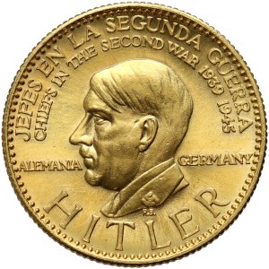 Venezuela, leaders de la Seconde Guerre mondiale, médaille d'or 1957, Adolf Hitler