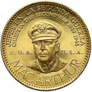 Venezuela, leaders de la Seconde Guerre mondiale, médaille d'or 1957, général MacArthur
