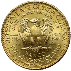 Wenezuela, Przywódcy II Wojny Światowej, złoty medal z 1957 roku, generał MacArthur