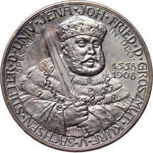 Germany, Saxony-Weimar-Eisenach, William Ernest, 5 Mark 1908 A, Berlin, 350th Anniversary of the University of Jena