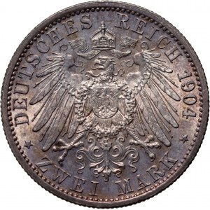 Deutschland, Hessen, Ernest Ludwig, 2 Mark 1904