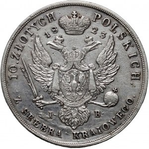 Kongresové kráľovstvo, Alexander I, 10 gold 1823 IB, Warsaw
