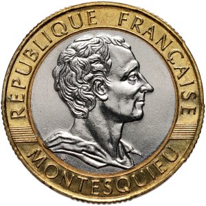 Francia, 10 franchi 1989, Montesquieu