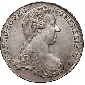 Autriche, Marie-Thérèse, 1780 ICFA thaler, Vienne, ancienne frappe