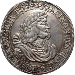 Rakousko, Ferdinand III, tolar 1651, Vídeň