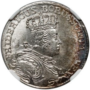 Slesia sotto la dominazione prussiana, Federico II, sei pence 1756 B, Wrocław