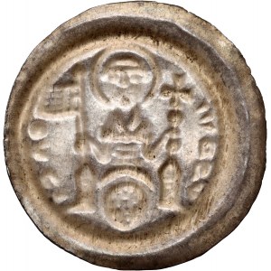 Allemagne, Magdebourg, Albert Ier de Käfernburg 1205-1232, brakteat (Moritzpfennig)