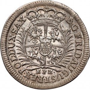 August II Silný, 1/12 tolaru 1704 EPH, Lipsko