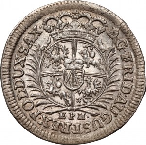 Augustus II the Strong, 1/12 thaler 1704 EPH, Leipzig