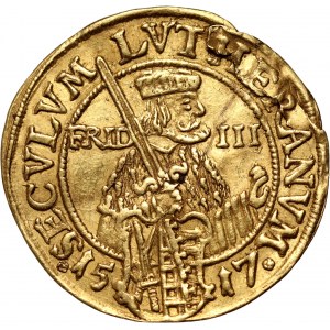 Germany, Saxony, John George I, Ducat of 1617, Centenary of the Reformation