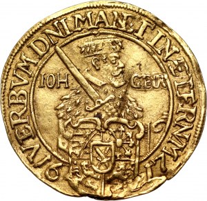Germany, Saxony, John George I, Ducat of 1617, Centenary of the Reformation