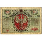 General Government, 50 Polish marks 9.12.1916, Jenerał, series A