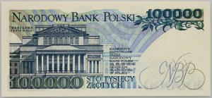 III RP, 100000 zloty 1.02.1990 serie A