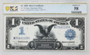 Spojené státy americké, Dollar 1899, Silver Certificate, Series M