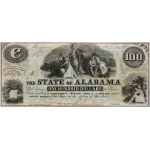 Konfederované štáty americké, Alabama, $100 01.01.1864