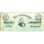États confédérés d'Amérique, 50 $ 6.04.1863