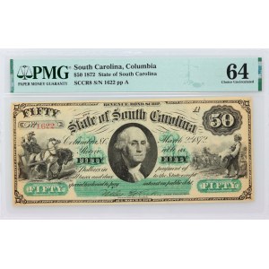 South Carolina, Columbia, $50 2.03.1872