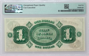 USA, South Carolina, Columbia, 1 Dollar January 1866, series A